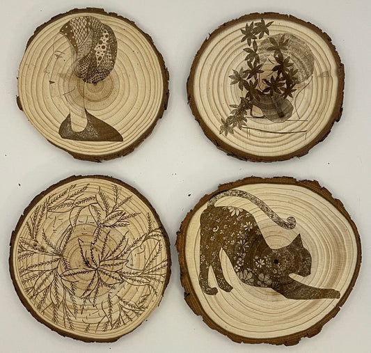 Wooden Coasters (set of 4)