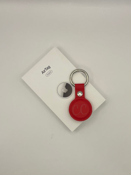 Leather AirTag Keychain